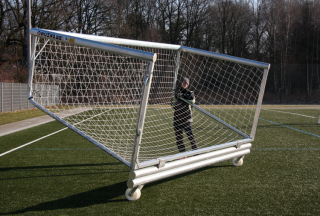 Závaží s kolečky pro branku 5x2m