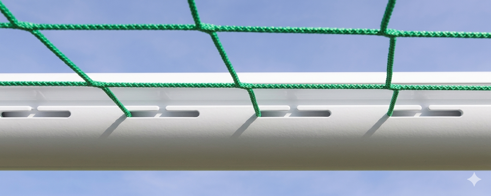 Detail integrovaných úchytů sítě Schäper