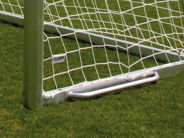 Pár přenosných branek 5x2m včetně integrované zátěže s kolečky 