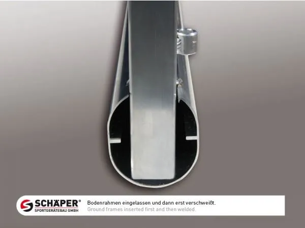 Pár přenosných branek 5x2m včetně integrované zátěže s kolečky 