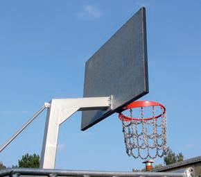 Nerozbitná branka SAM 3x2m s košem