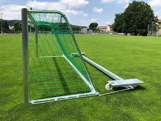 Pár přenosných branek Schäper 5x2m včetně zátěže "2v1 Comfort""