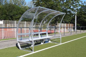 Modulární hráčská střídačka Schäper s lavicí 