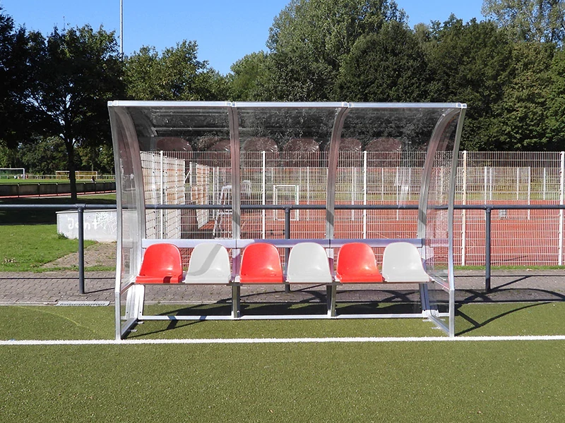 Modulární hráčská střídačka Schäper se sedačkami