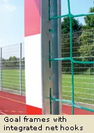 Branka na házenou Schäper 3x2 m s volně zavěšenou sítí